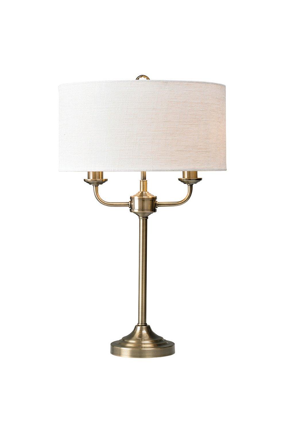 'Grantham' Table Lamp Antique Brass